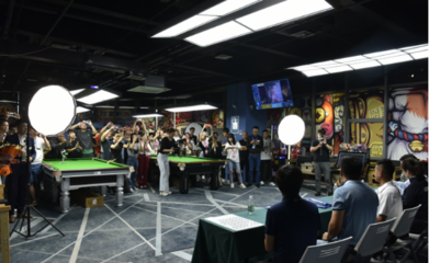 世界冠军党金虎、韩雨携手谈小娱自助台球，引领台球运动新风尚